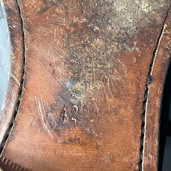 LUCIANA MEN'S BLACK DOUBLE BUCKLE DRESS SHOES, SIZE 42 - Picture 9 of 14